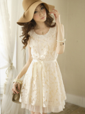 Vestido com Renda
