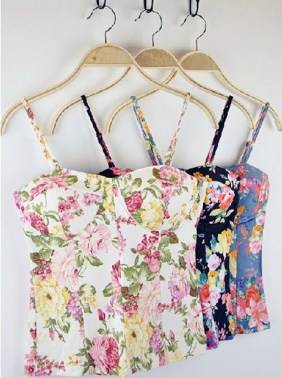 Cropped Floral